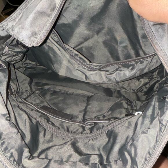 Michael Kors Gray Nylon Shoulder Bag Medium Size Purse - Picture 5 of 5